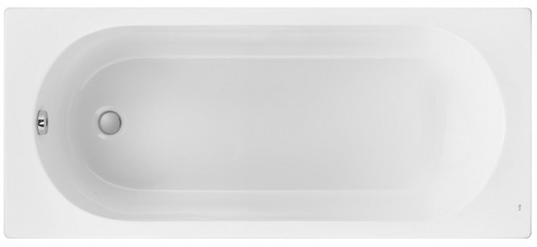 Ванна акриловая прямоугольная Roca Gava 1600x700 мм 220 л белый ZRU9307847