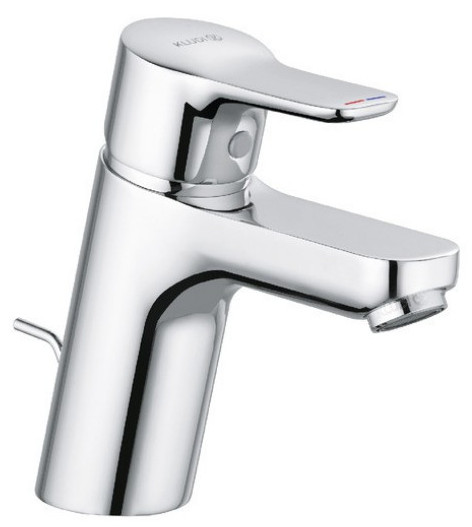 Смеситель для раковины KLUDI PureEasy 70 мм со сливным гарнитуром 373820565