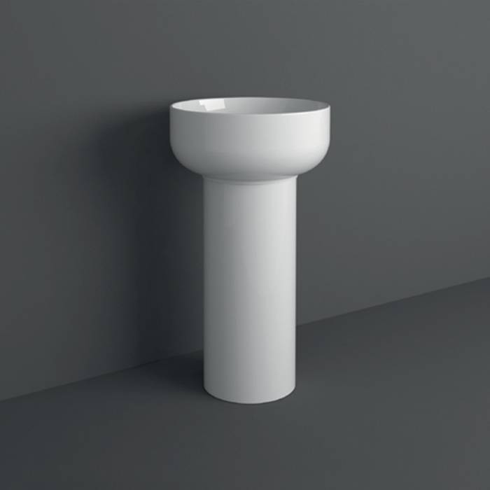 Колонна под раковину SIMAS Balloon круглая 27.5х65 см белая F91/CN300bi/PLCEBA