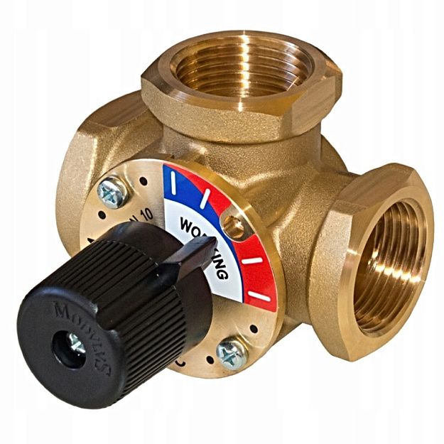 Клапан трехходовой смесительный Hoobs 1055 DN 40 G 1 1/2 PN 10 kvs 25 HB-061055-25