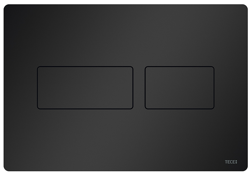Панель смыва TECEsolid для унитаза 2 режима 220х150х6 мм черная матовая 9240416