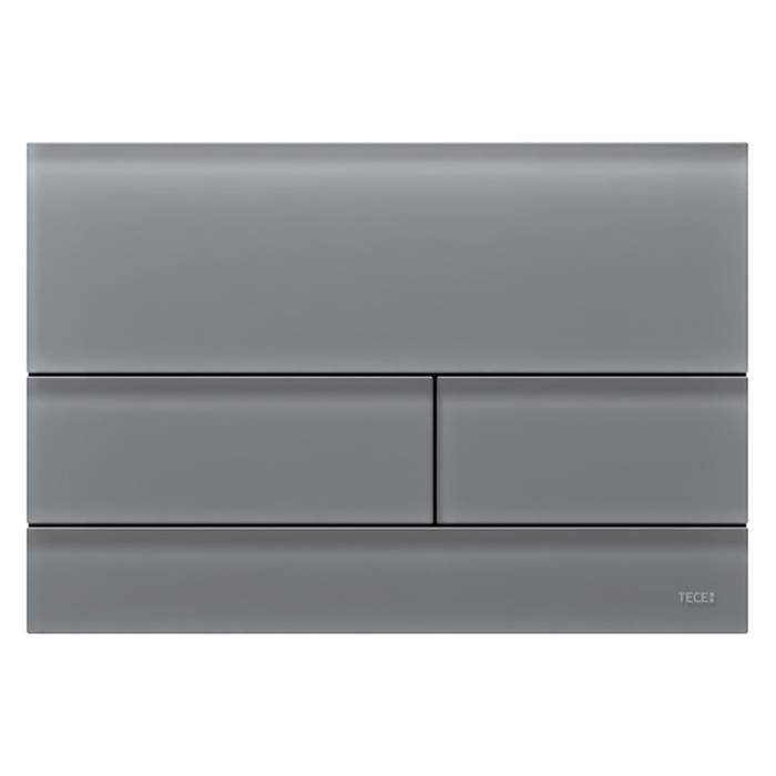 Панель смыва TECE TECEsquare II стекло серое сатинированное 9240826