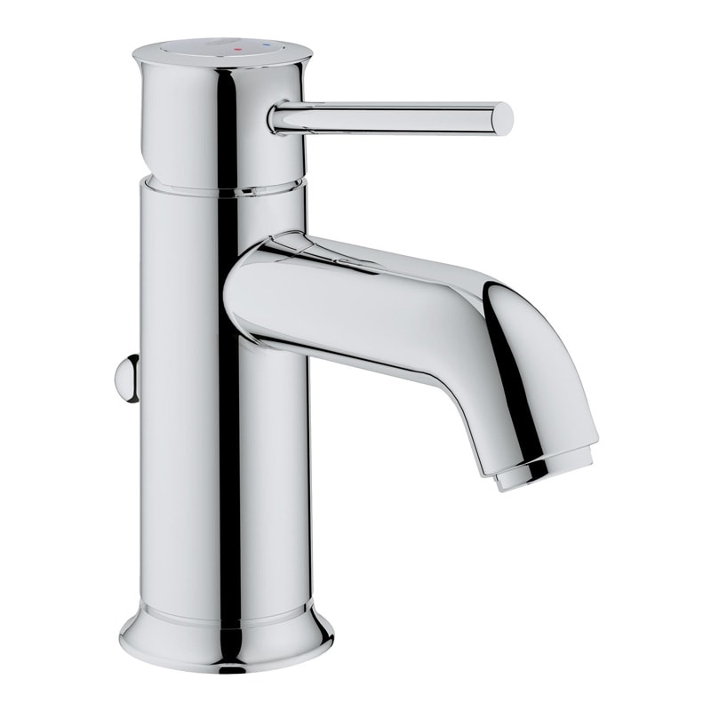 Смеситель для раковины Grohe BauClassic со сливным гарнитуром 23161000