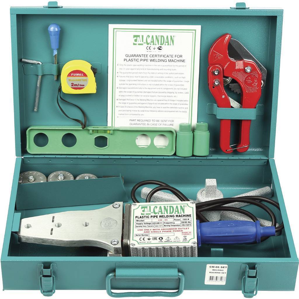 Сварочный аппарат CANDAN CM-06 SET 750+750 Вт комплект матриц 20-40 мм CM-06 SET