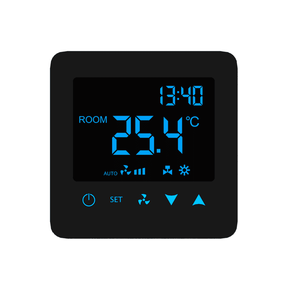 Терморегулятор настенный KZTO VT601 черный KZTOVT601Ч