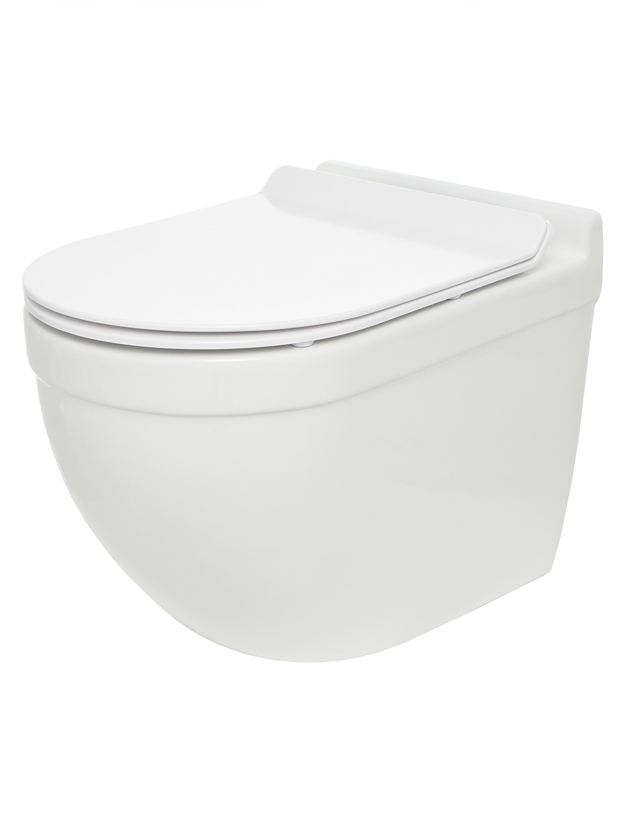 Унитаз подвесной Aquame AQM2010 с сиденьем SoftClose 520х360 мм AQM2010