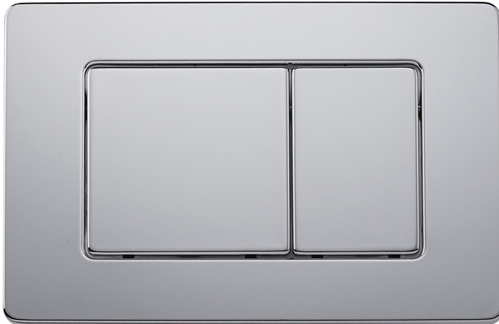 Панель смыва AQUAme нержавеющая сталь хром AQM4112CR