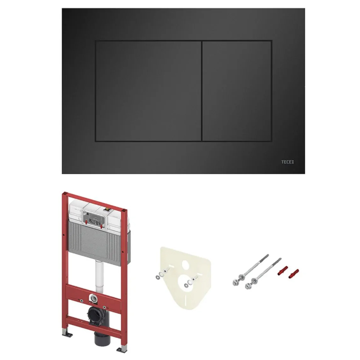 Комплект инсталляции TECE TECEbase 3.0 с панелью TECEnow черный матовый N500414
