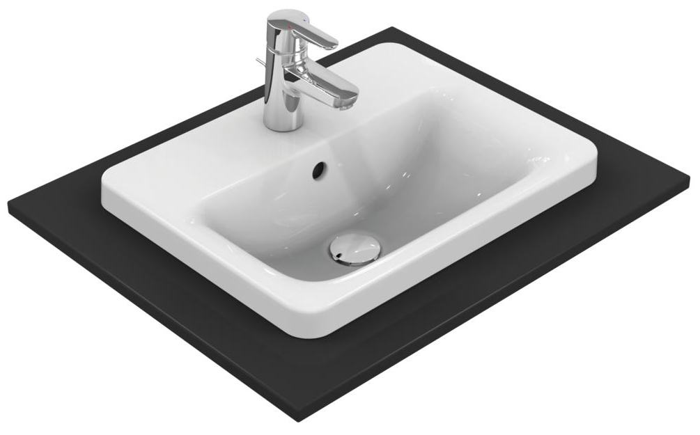 Раковина накладная Ideal Standard Connect 500х390 мм с отверстием под смеситель E504301