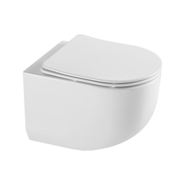 Унитаз подвесной Aquame AQM2012 с сиденьем SoftClose 495х360 мм AQM2012