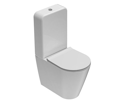 Унитаз напольный GLOBO FORTY3 выпуск Vario 360х580 мм FO003BI