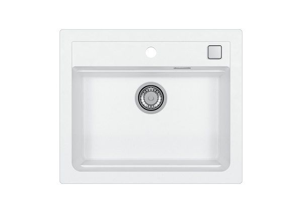 Мойка кухонная Alveus ATROX 30 Granital Arctic G11 590x500 мм с сифоном 1131991/1132823