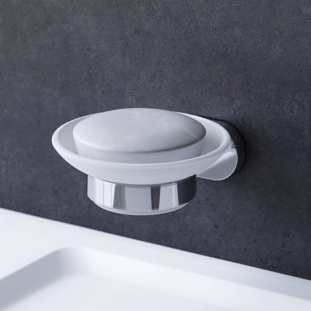 Мыльница AM.PM Sense L стеклянная с держателем A7434200