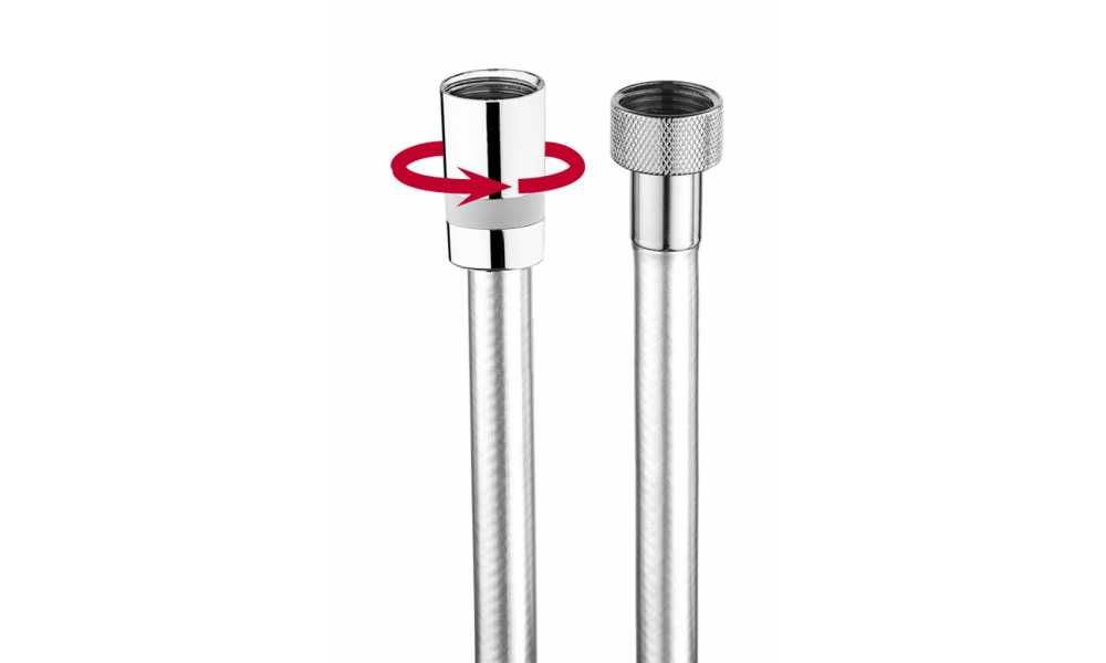 Душевой шланг Bossini Cromolux 1750 мм армированный нейлон хром A00167D.030.1