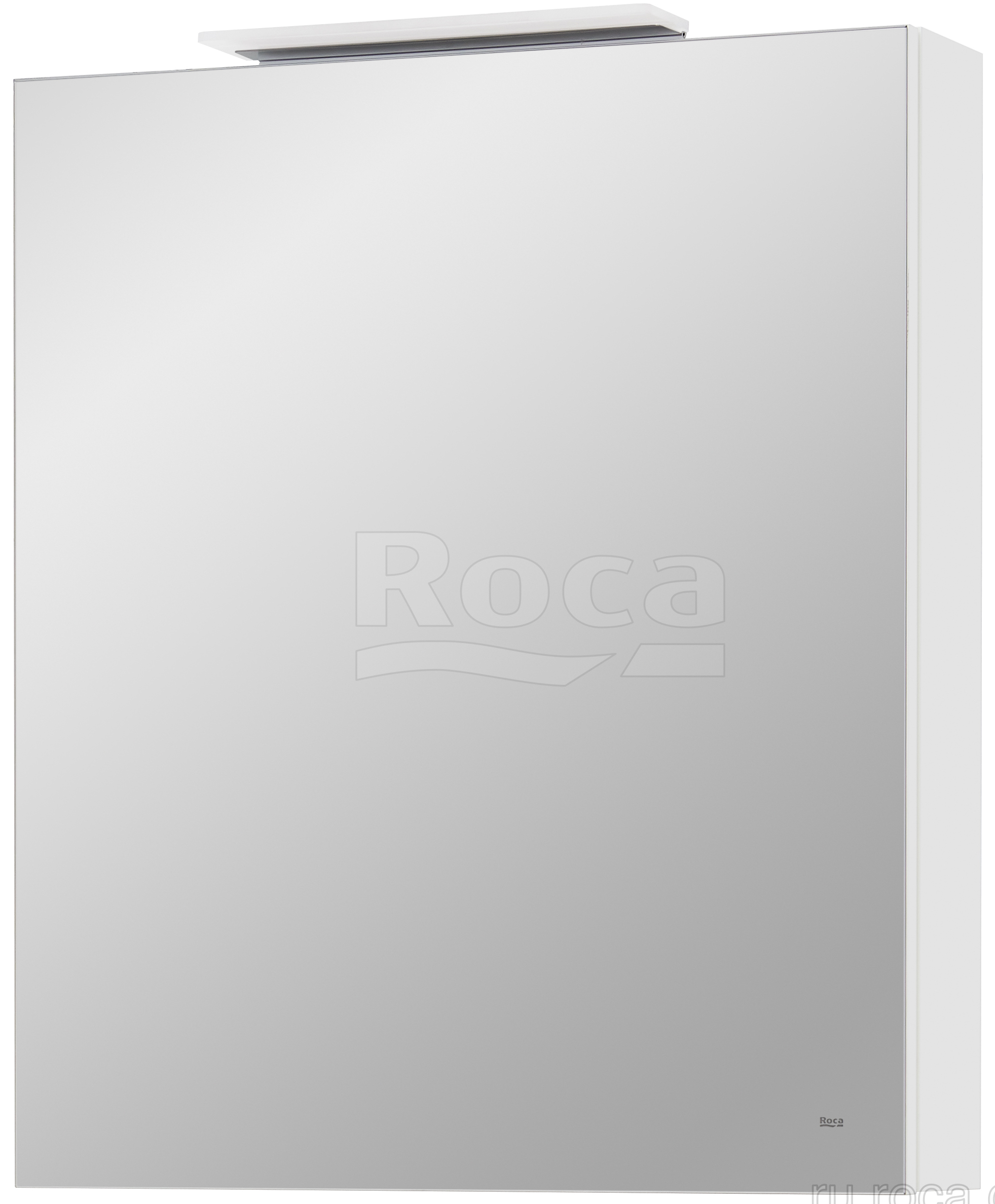 Шкаф зеркальный Roca Oleta левый 600x700x137 мм LED-подсветка белый глянец A857645806