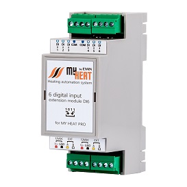 Блок расширения дискретный MyHeat DI6 6298