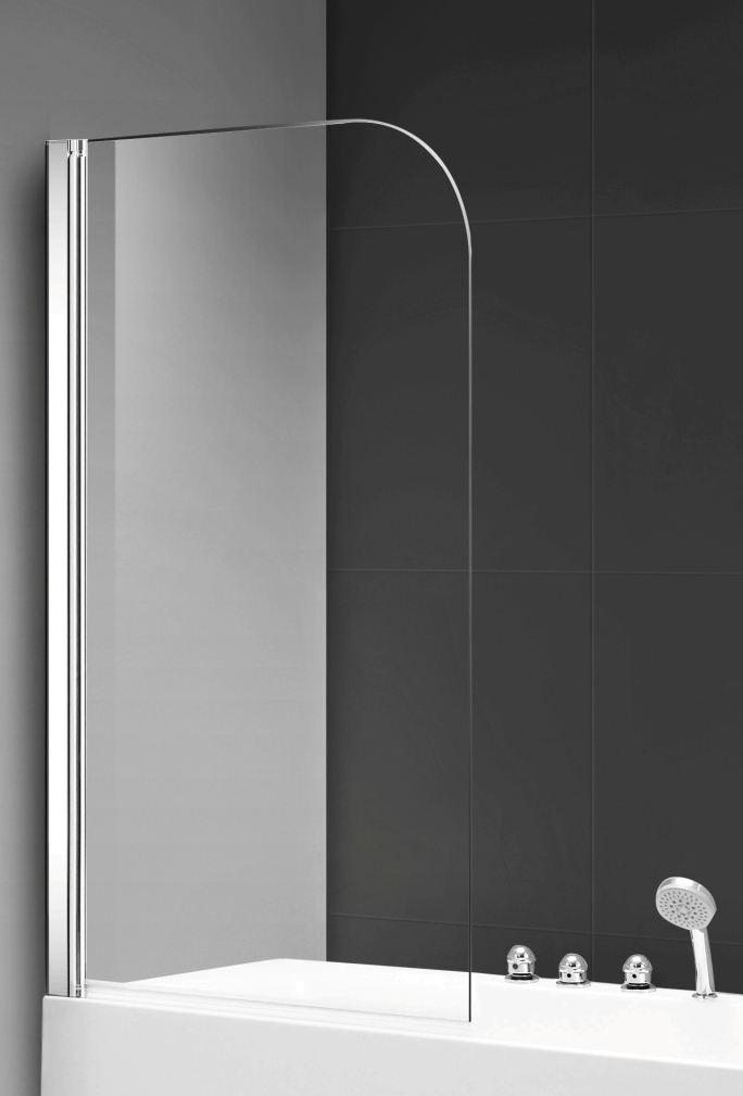 Шторка на ванну Aquame AQM2851-9 стекло 6 мм хром 900х1400 мм AQM2851-9