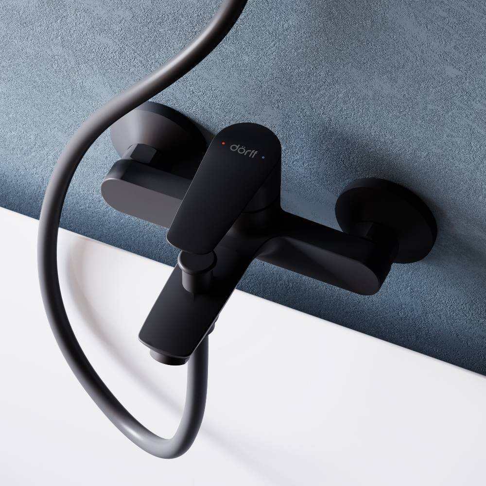 Смеситель для ванны и душа с увеличенным изливом DORFF Prime D4011022