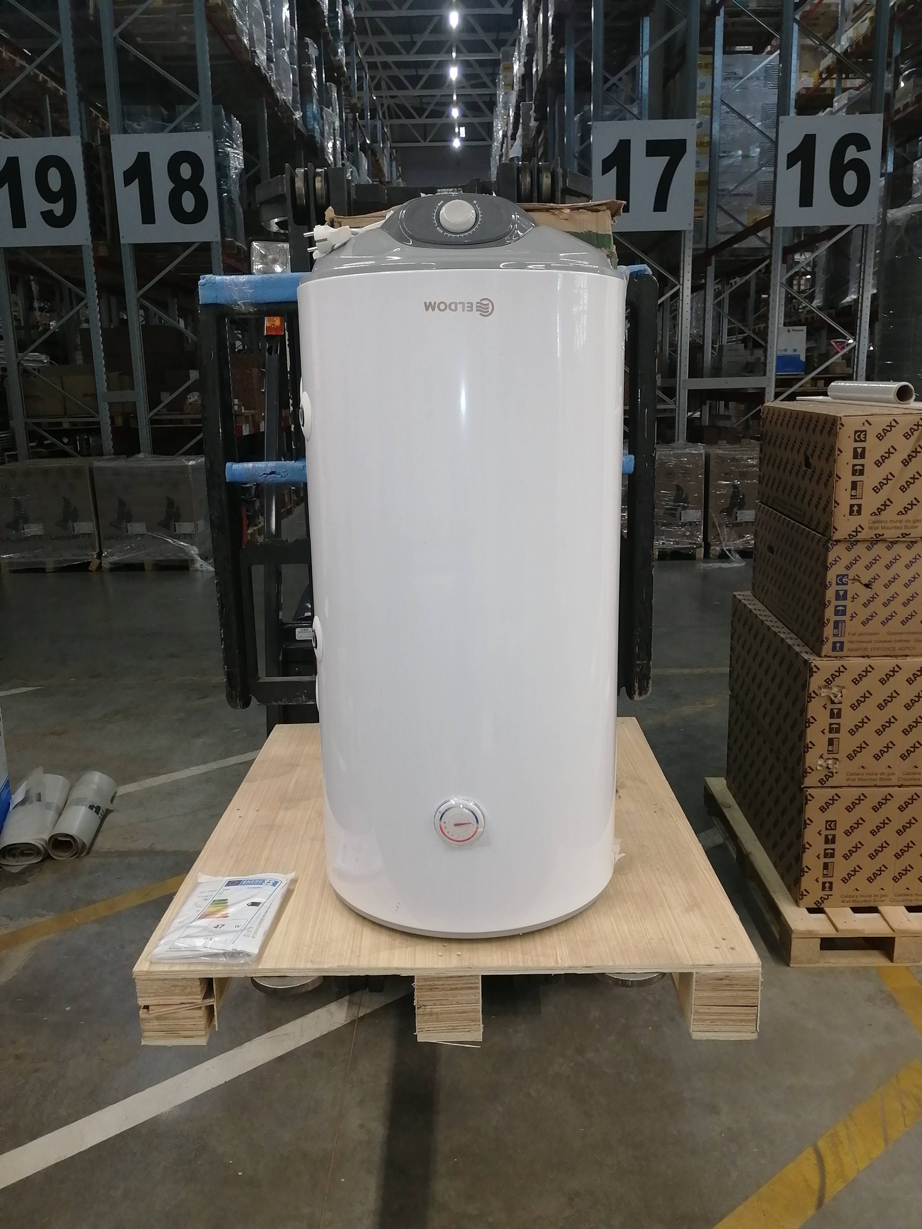 Водонагреватель комбинированный Eldom Green Line 100 л 19 кВт настенный WV10046SRD