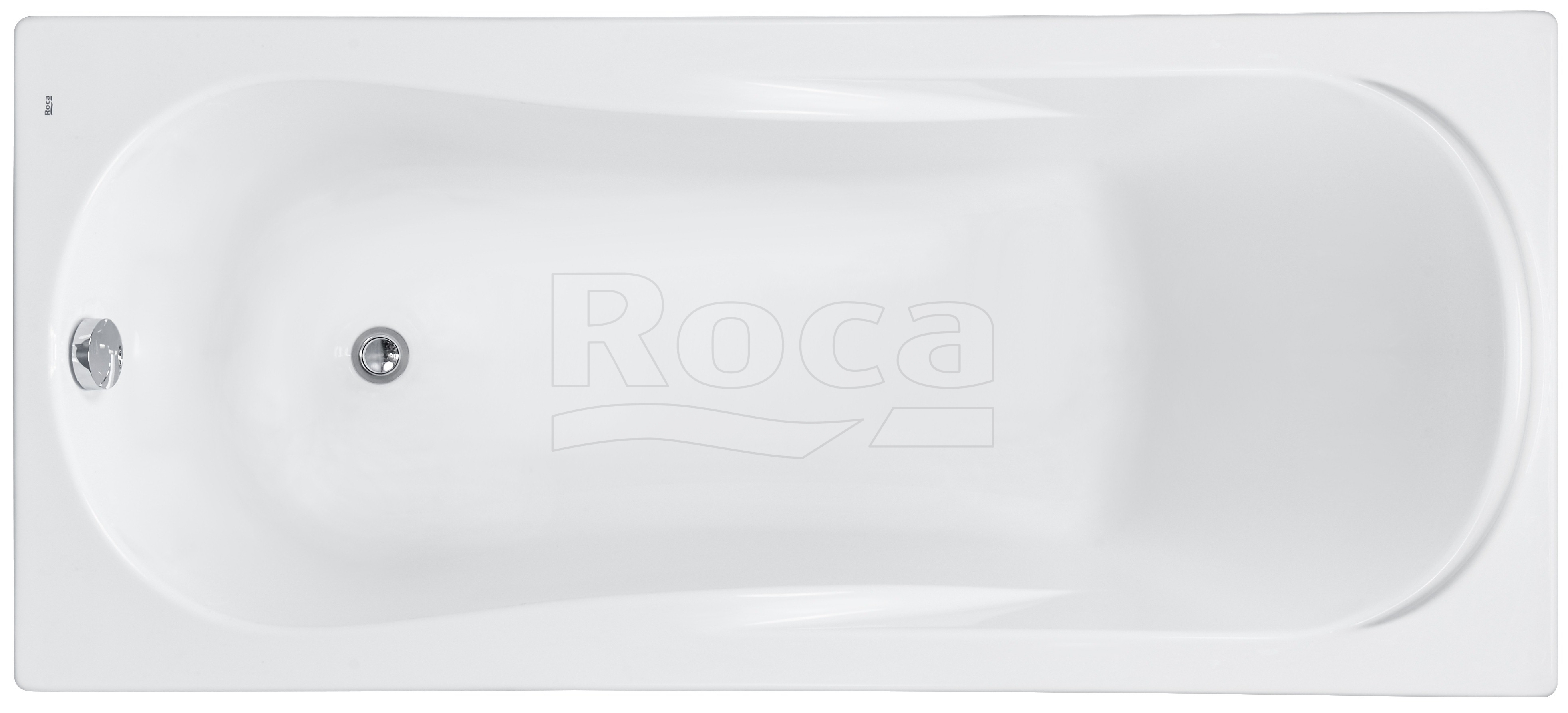 Ванна акриловая Roca Uno 1600х750 мм 240 л прямоугольная ZRU9302869