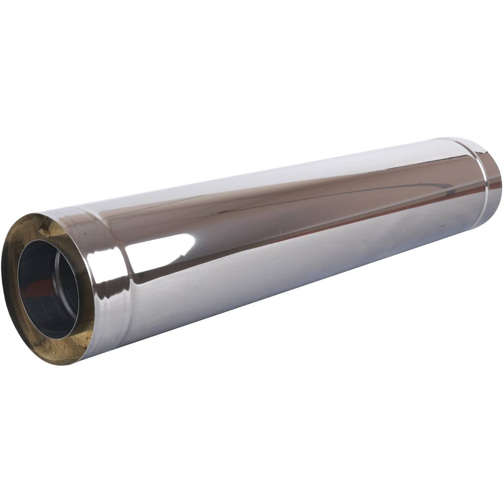 Труба дымоходная Jeremias ДКВ13 1000 мм D130 мм ДКВ13 130