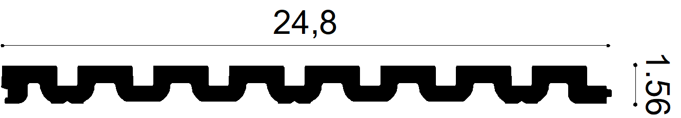 3D стеновая панель Orac Decor WX214 CLAVIER WX214