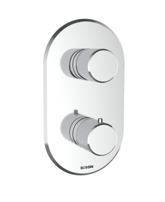 Внешняя часть термостата для душа Bossini PLY на 2-5 выходов хром Z00932.030