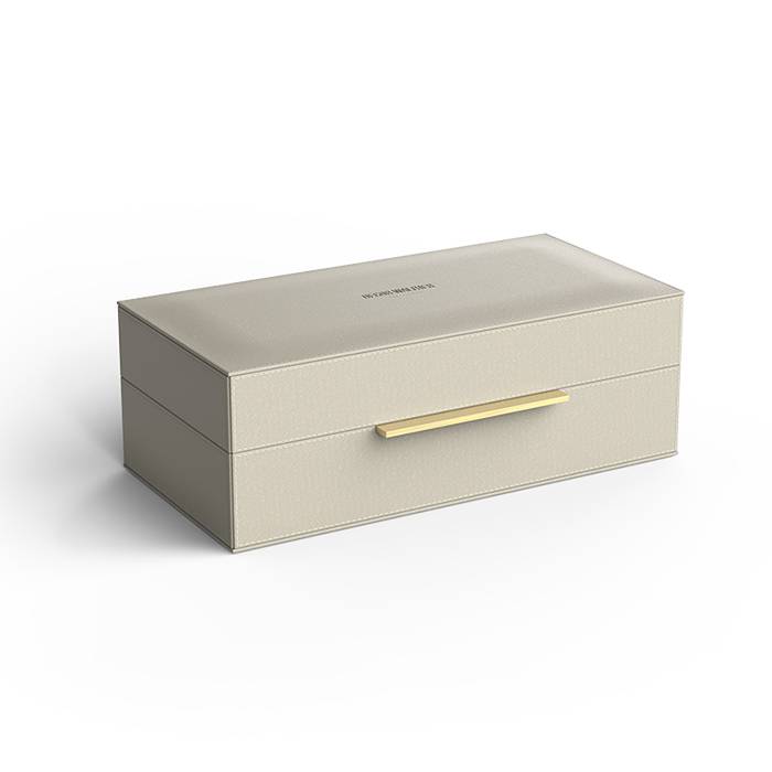 Коробка Decor Walther Brownie BOX S 27х14х9.5 см искусственная кожа песочный 0939747