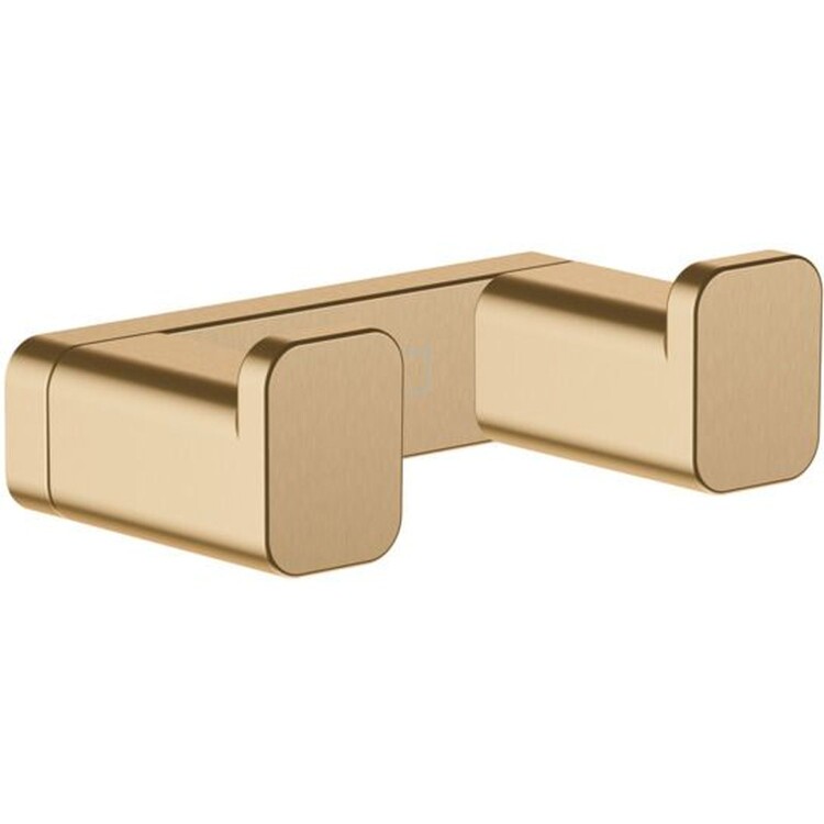 Двойной крючок для полотенец Hansgrohe AddStoris шлифованная бронза 41755140