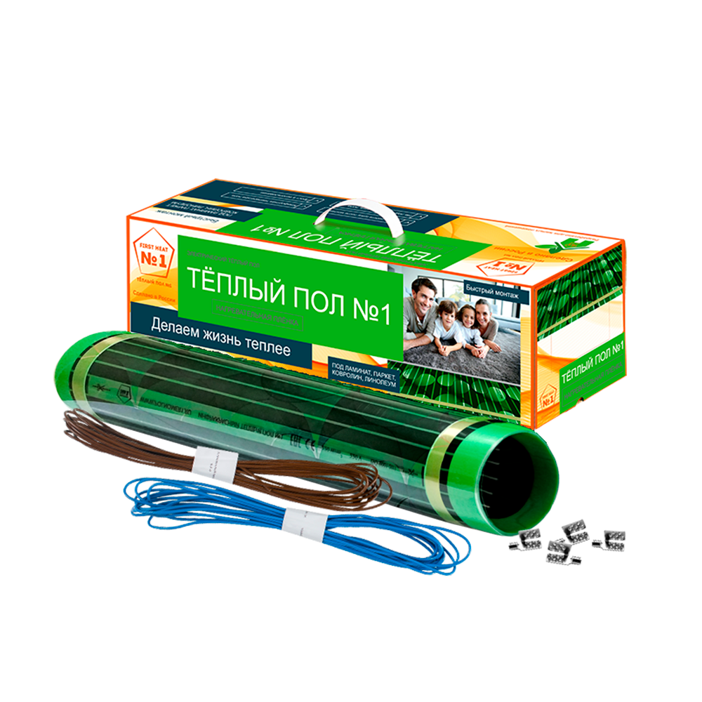 Пленочный теплый пол Теплый пол №1 ПТСП-2200-10,0 10 м² ПТСП-2200-10,0