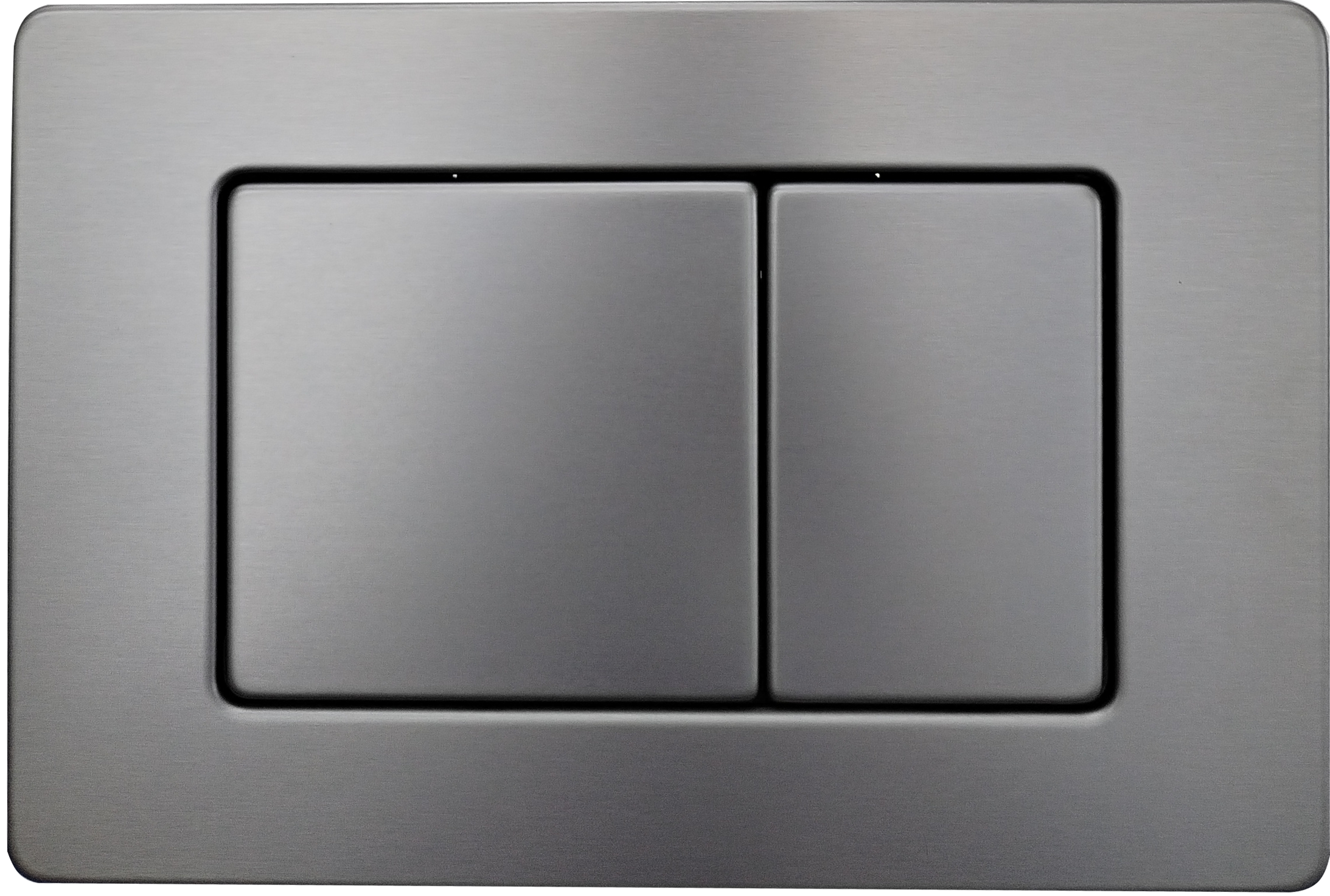 Панель смыва AQUAme нержавеющая сталь серый матовый AQM4112GM