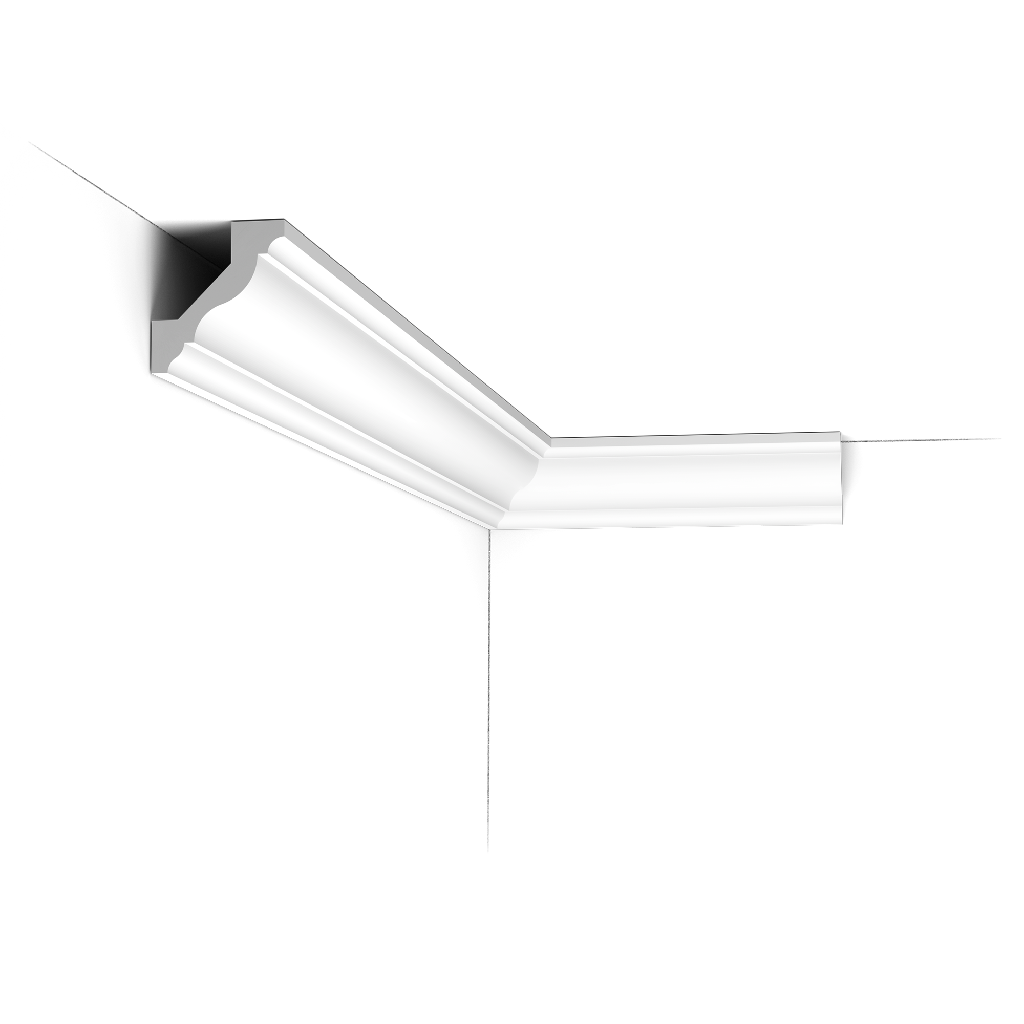 Карниз потолочный Orac Decor Axxent 45x41x2000 мм CX110