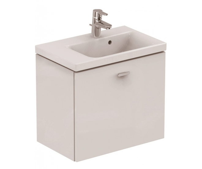 Тумба под раковину Ideal Standard Connect Space 590 мм полка справа глянцевый белый C6743WG