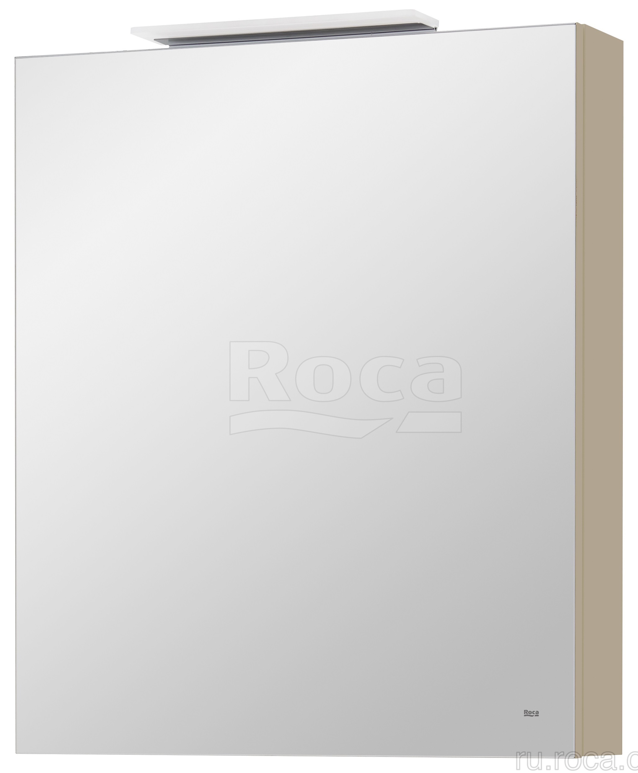 Шкаф-зеркало левый Roca Oleta 600х700х137 мм с LED-подсветкой Капучино матовый A857645515