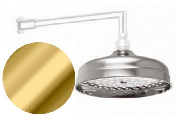 Верхний душ Migliore Luxury Ø200 мм золото L206GO