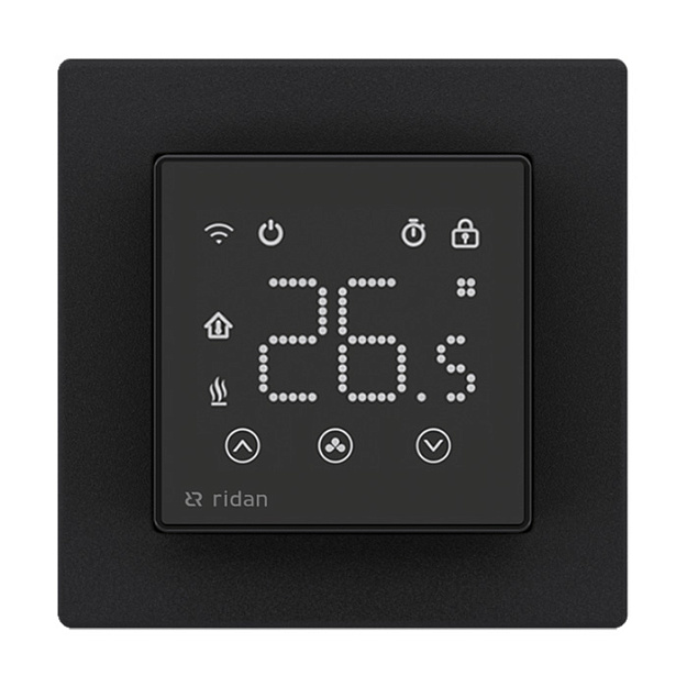 Термостат Ридан RSmart-SB Wi-Fi 230 В чёрный 088L1143R
