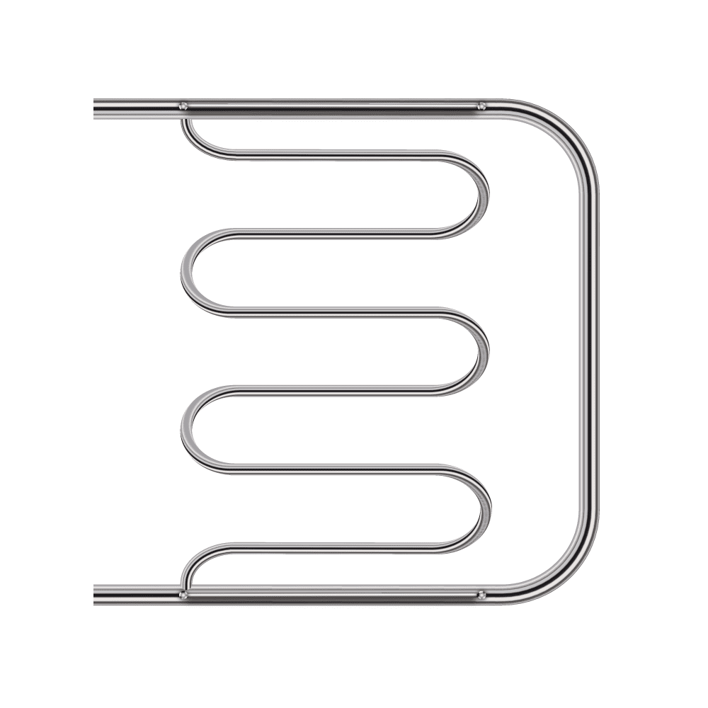 Полотенцесушитель водяной Primoclima Astra Л water Inox 600x600 мм PCAstraЛWInox6060