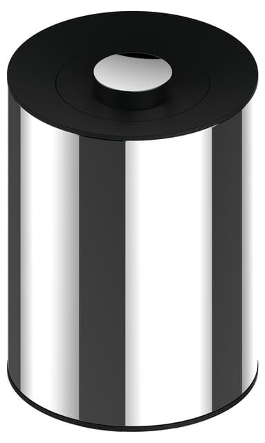 Мусорное ведро Keuco Plan 5 л хром/черно-серый 04989 010037