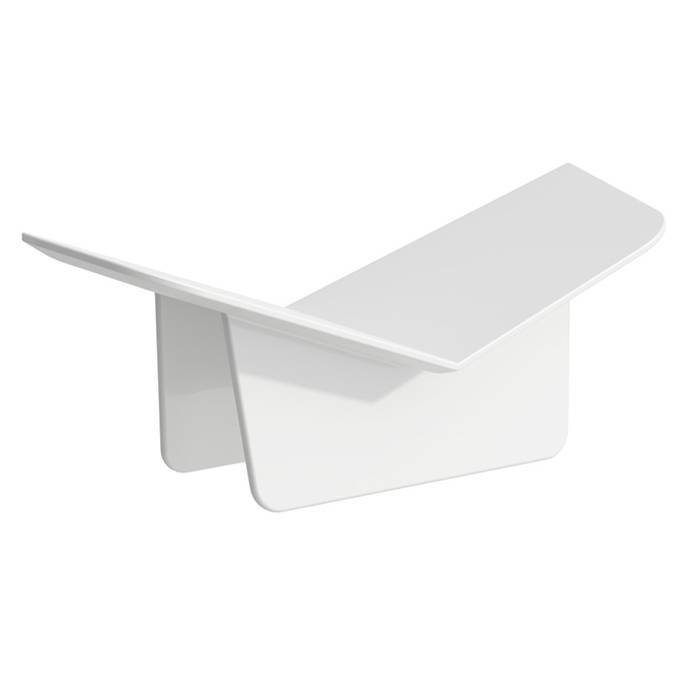 Подставка для книг керамическая Laufen Home collection LIBRO 34.5x14.5x12.5 см настольная белая 8.7777.8.000.000.1