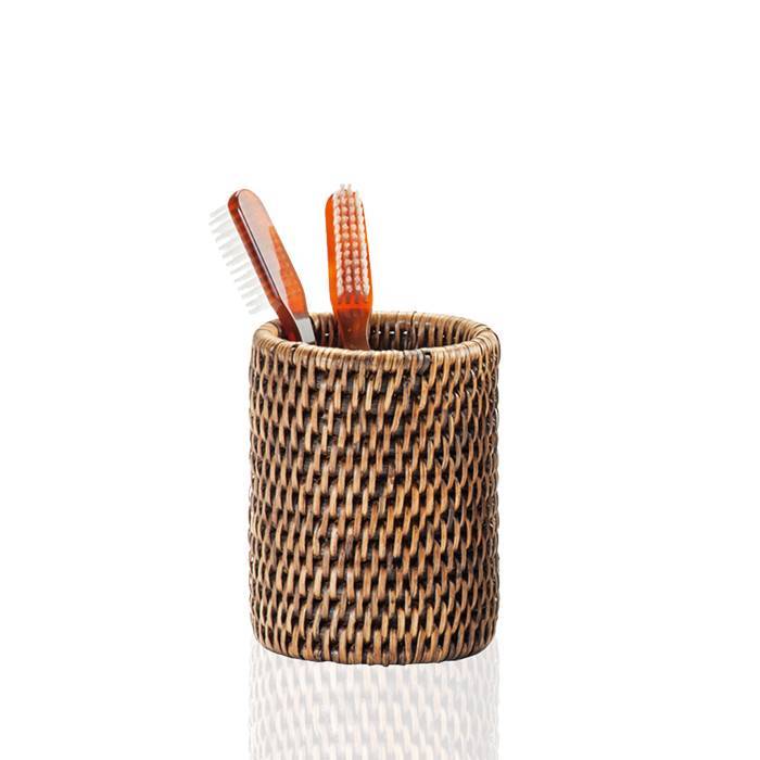 Стакан настольный Decor Walther Basket BER ротанг темный 0931892