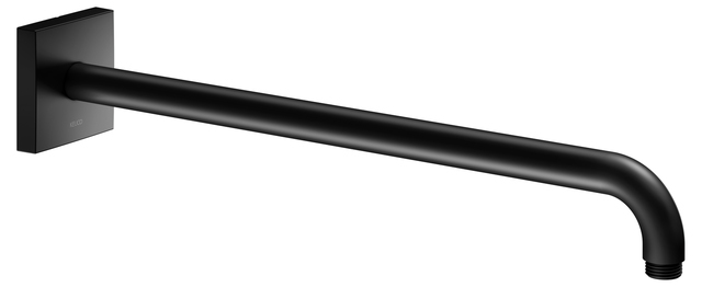 Держатель для верхнего душа настенный Keuco Universal 462 мм с квадратным отражателем черный матовый 53088 370402