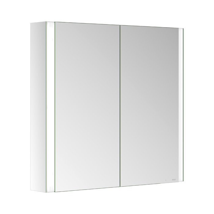 Зеркальный шкаф Keuco Somaris 80x71x12.8 см 2-дверный IP 44 14502002100
