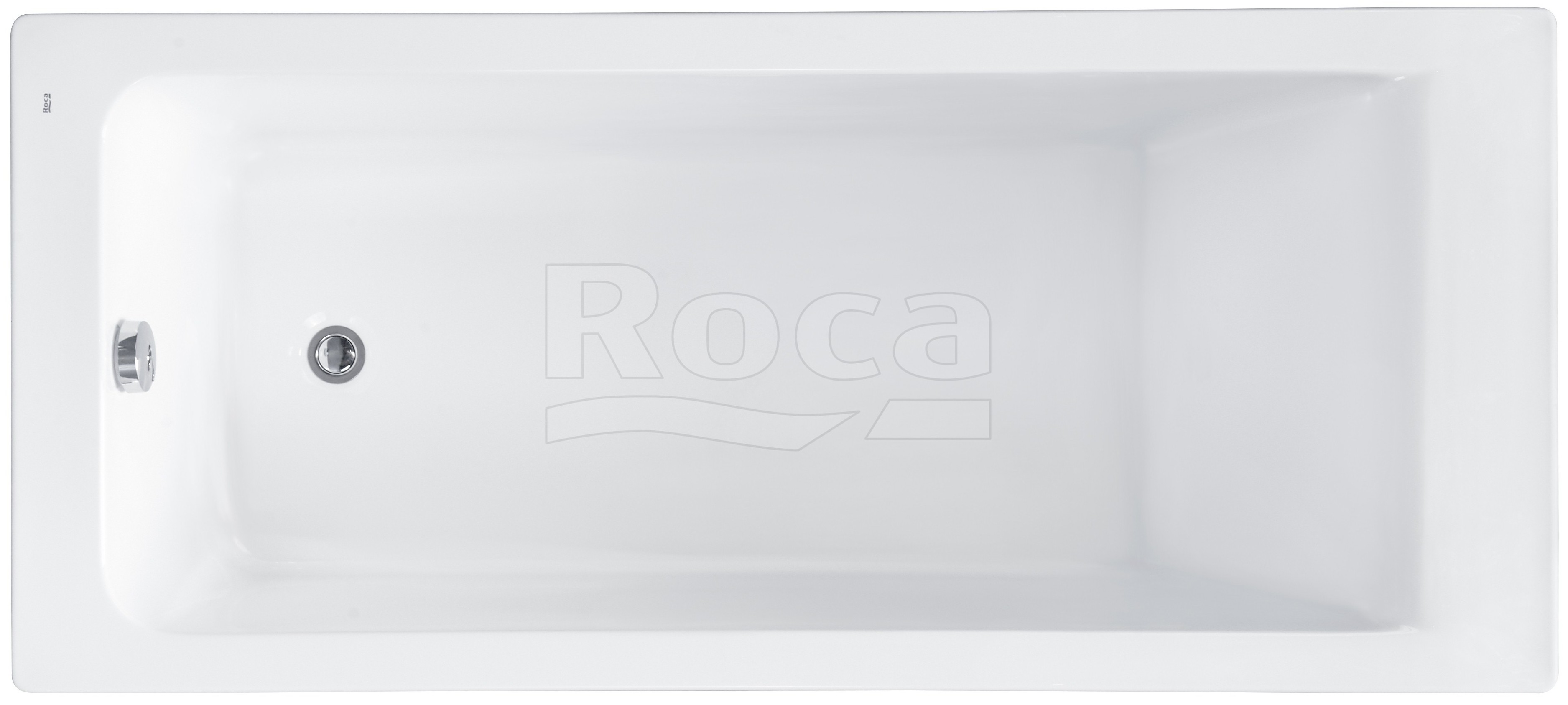 Ванна акриловая Roca Easy 1800х800 мм прямоугольная белая 7.2486.1.800.0
