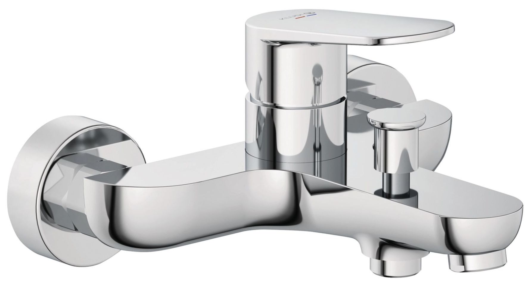 Смеситель для ванны и душа Kludi X1 однорычажный хром 326910575