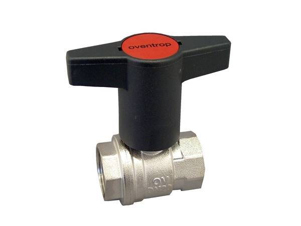 Кран шаровой Oventrop Optibal полнопроходной DN 40 1 1/2 ВВ удлиненная пластмассовая ручка 1077112