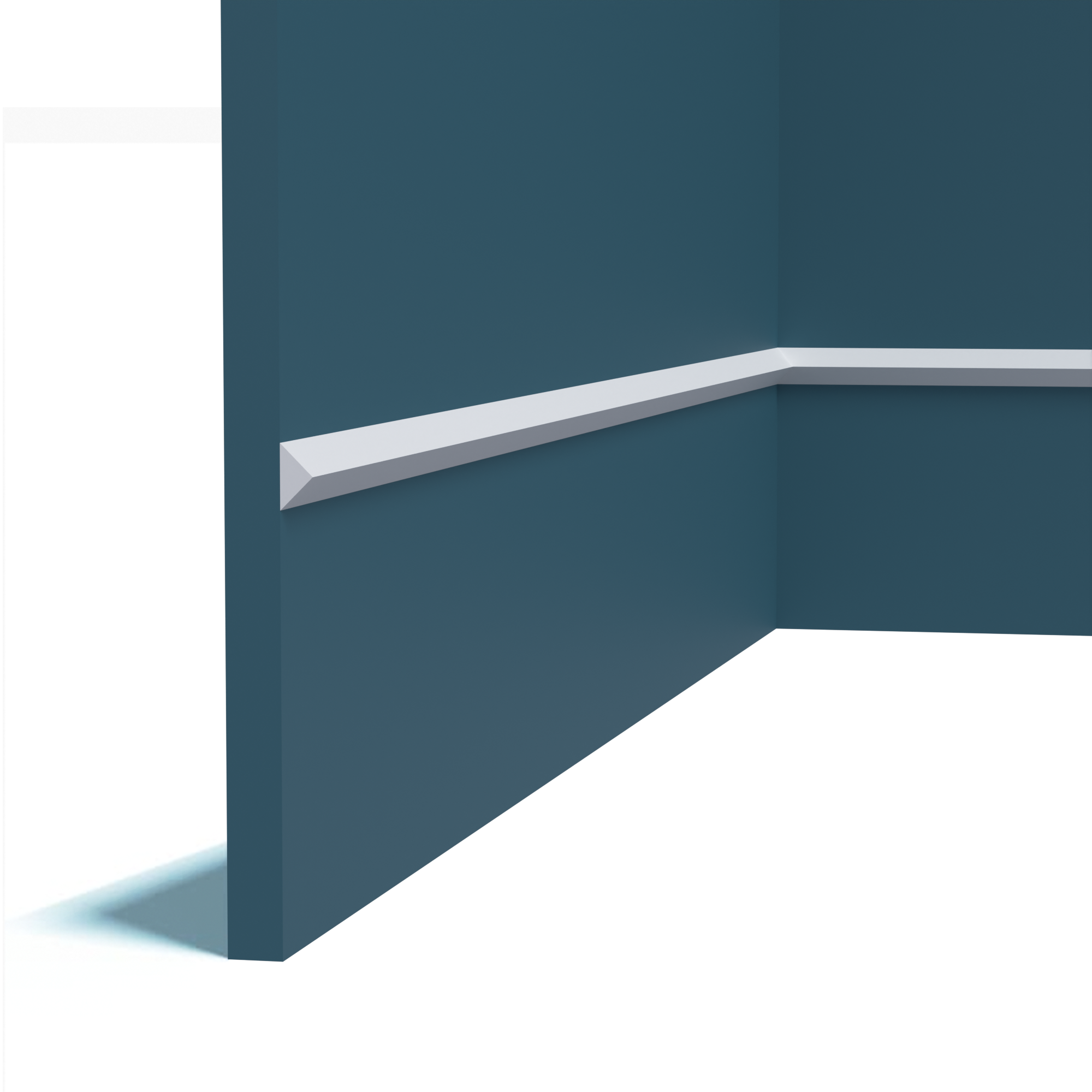 Молдинг Perfect Plus P199 из ударопрочного полимера 30х15х2000 мм P199