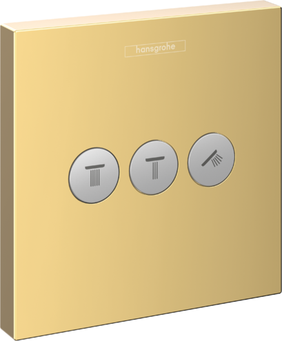 Вентиль hansgrohe ShowerSelect для 3 потребителей внешняя монтажная часть 15764990