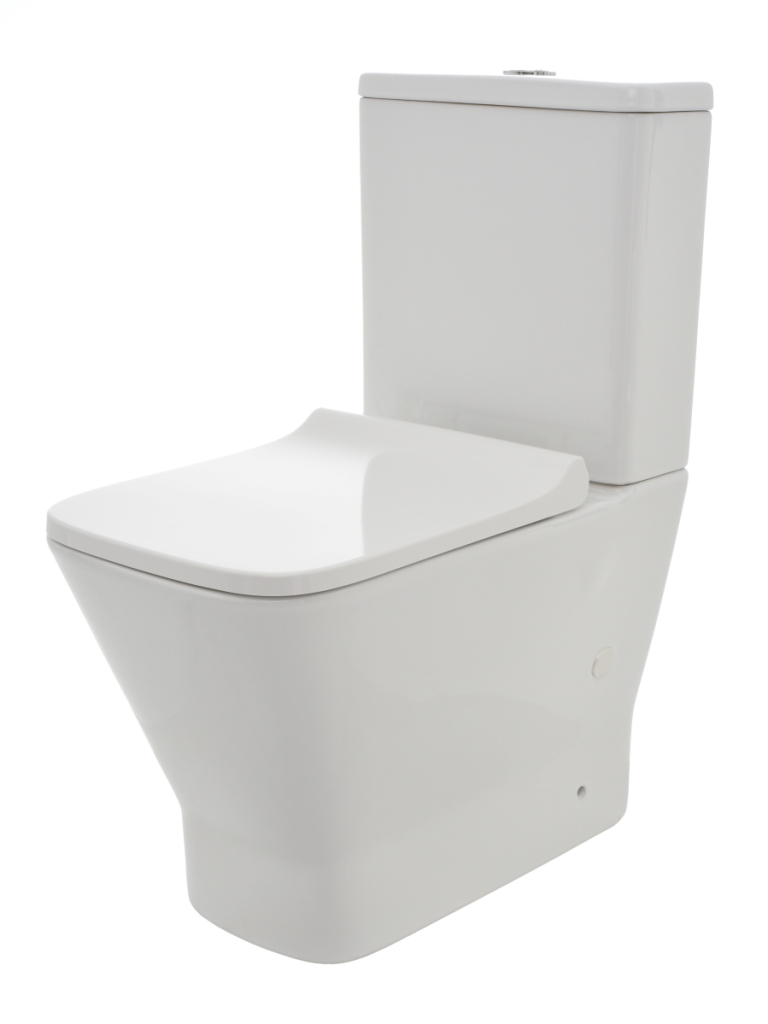 Унитаз напольный Aquanet AQM1005 безободковый с сиденьем микролифт AQM1005