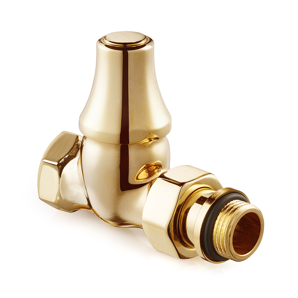 Клапан запорный прямой SR Rubinetterie Old Style 1/2 золото 0342-1500D000