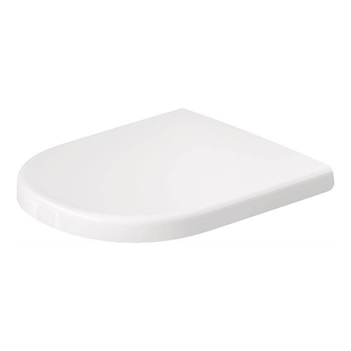 Сиденье для унитаза Duravit D-Code петли нержавеющая сталь с микролифтом 0028490021